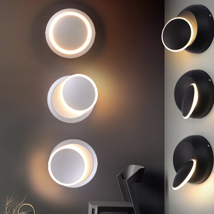 Lampu Dinding Wall Lamp LED Lampu Modern Minimalis Moon Light