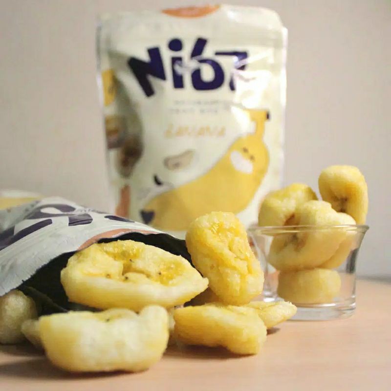 

BANANA CHIPS - nibs natural bitz / cemilan anak / healthy snack