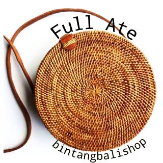 TAS ROTAN BULAT BALI SUPER KUALITAS PREMIUM By