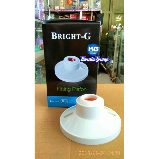 FITING PLAFON JUMBO BRIGHT G , RUMAH LAMPU BENTUK BESAR KUAT & BAGUS