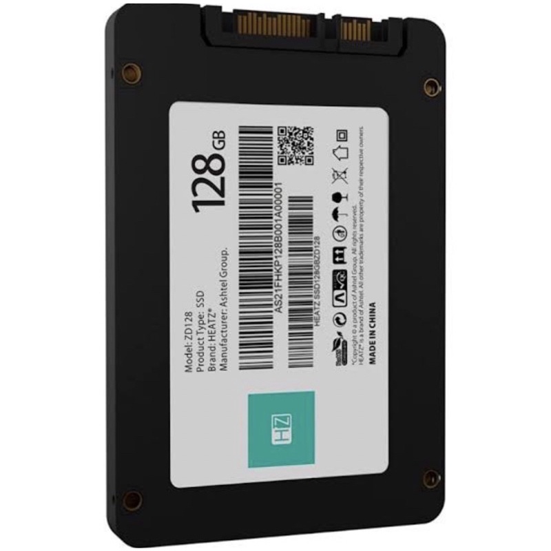 SSD HEATZ 128GB SATA III 2.5&quot; 6GB/S ORIGINAL RESMI 3TAHUN