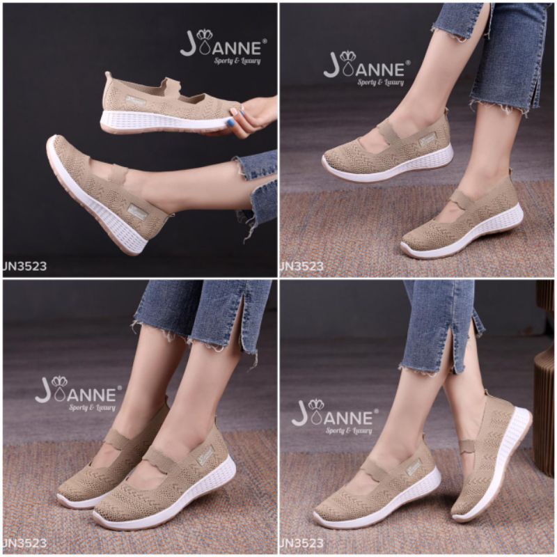 RESTOCK!! [ORIGINAL] JOANNE FlyKnit Flats Shoes Sepatu Wanita #JN3523