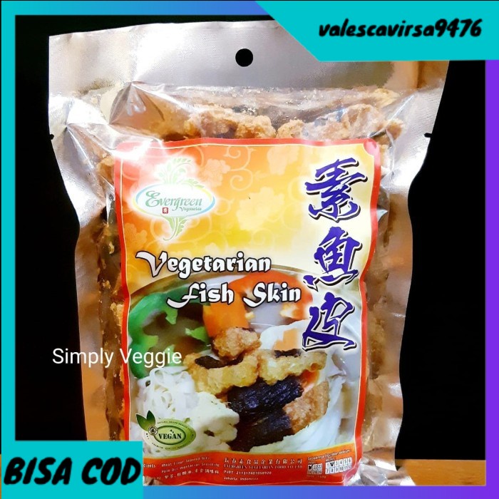 

⭐BISA COD⭐ Vegetarian Fish Skin Evergreen / Su Yi Piao / Hipio / Hu Pio