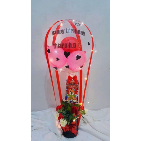 

Balon Bucket - Money Cake Balon - Money Cake - Bouquet Balon - Buket Balon - Balon Buket - Balon Pvc - Balon Box isi Snack - Balon snack bloom box