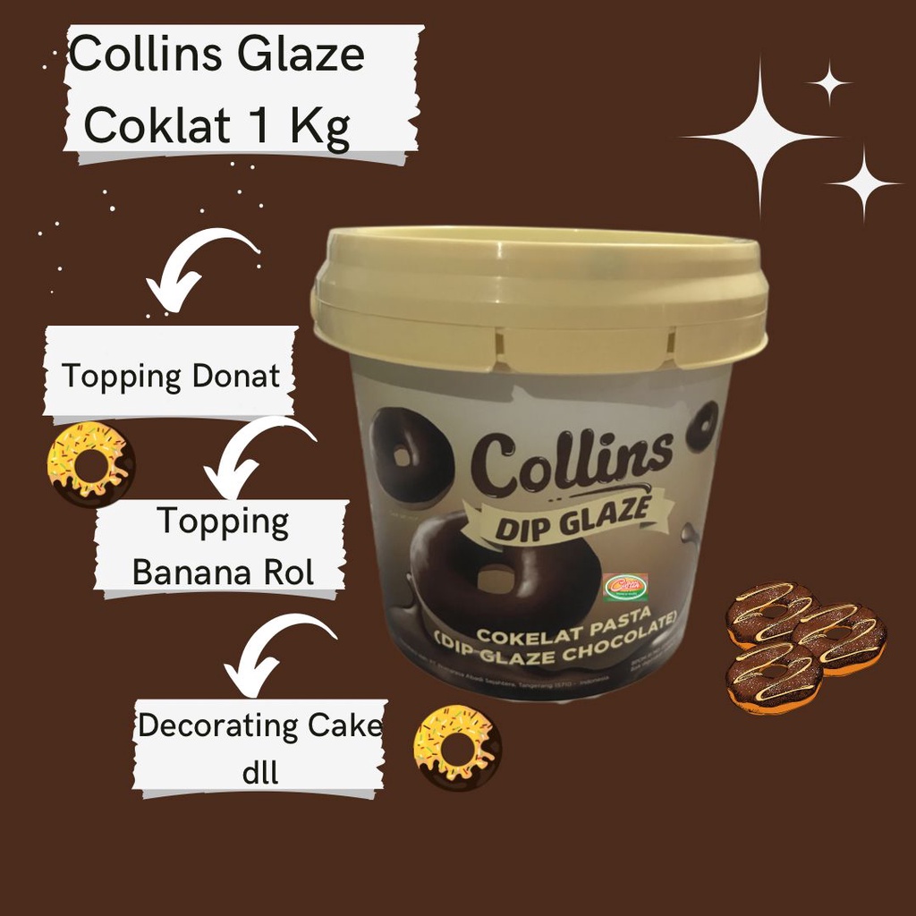 

Collins Glaze Coklat 1kg