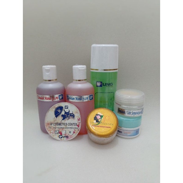PAKET NORMAL WHITENING DAN ANTI JERAWAT DAN FLEK RINGAN IP SKINCARE IPUNG ORIGINAL IPCOSMETICSCENTER