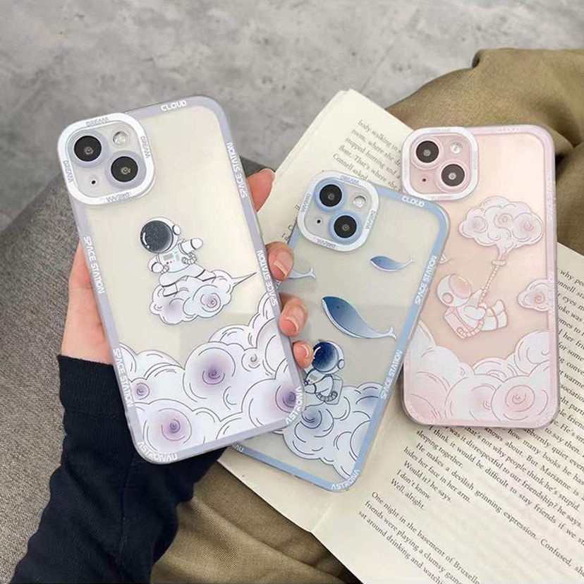 Soft Case TPU Transparan Cover Iphone 13 12 Mini 11 Pro X XR XS Max SE 2020 6 6S 7 8 Plus