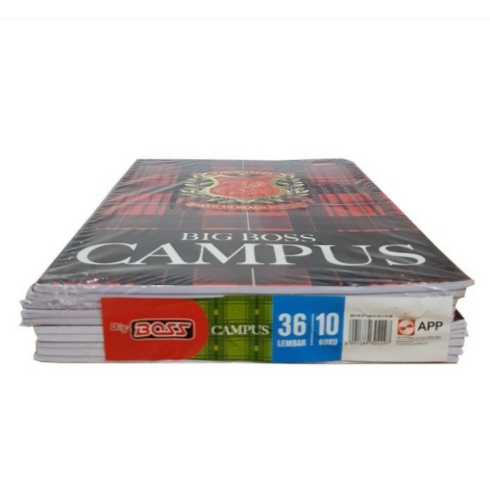 

Buku Tulis Big Boss Campus 36 Sinar Dunia - 36 lembar - 1 pak (10 Buku)
