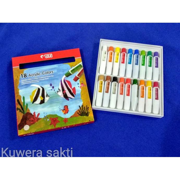 

Update! Cat Acrylic/ Akrilik Titi 18 Warna Termurah