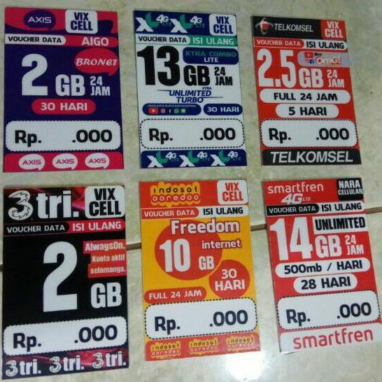 

(PROMO TWC54) 1 paket isi 25 Label Harga Kuota Anti Melengkung ★