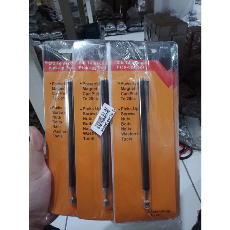 Mini Pen Magnet / Tongkat Magnet / Telescopic Magnetic Pick Up Tools