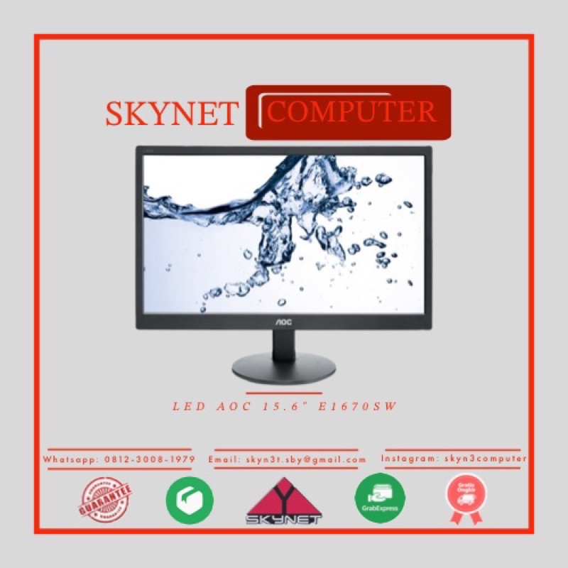 LED AOC 15.6" E1670SW