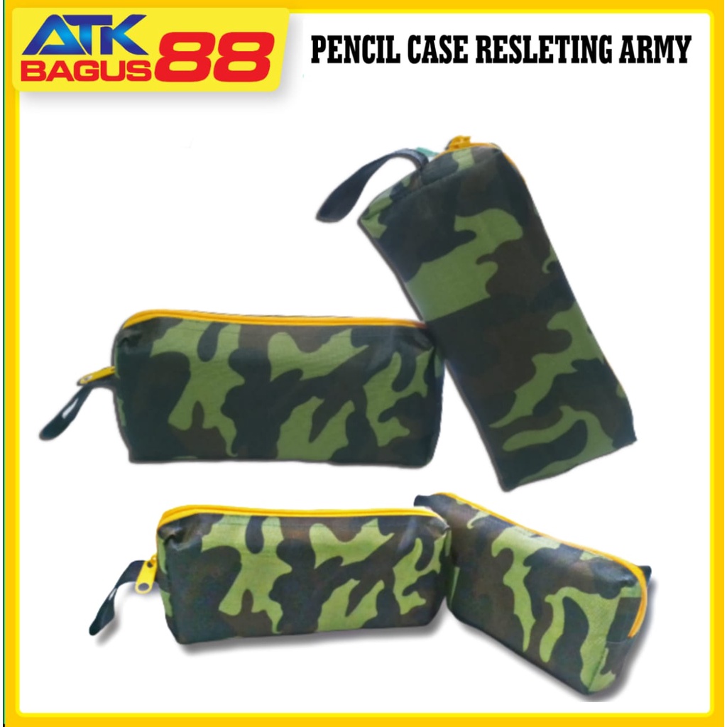 PENCIL CASE RESLETING ARMY/ABRI/TENTARA