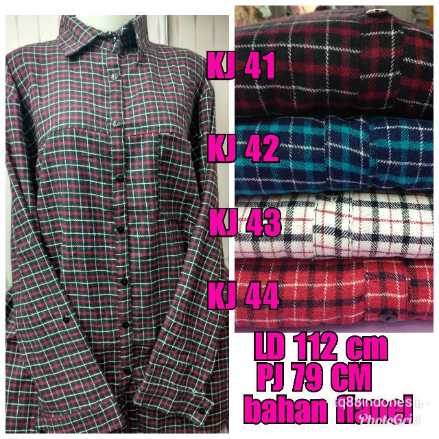 Kemeja flanel cewek/kemeja flanel xxl/kemeja kotak cewek/hem kotak/kemeja jumbo/kemeja kotak/hem xxl