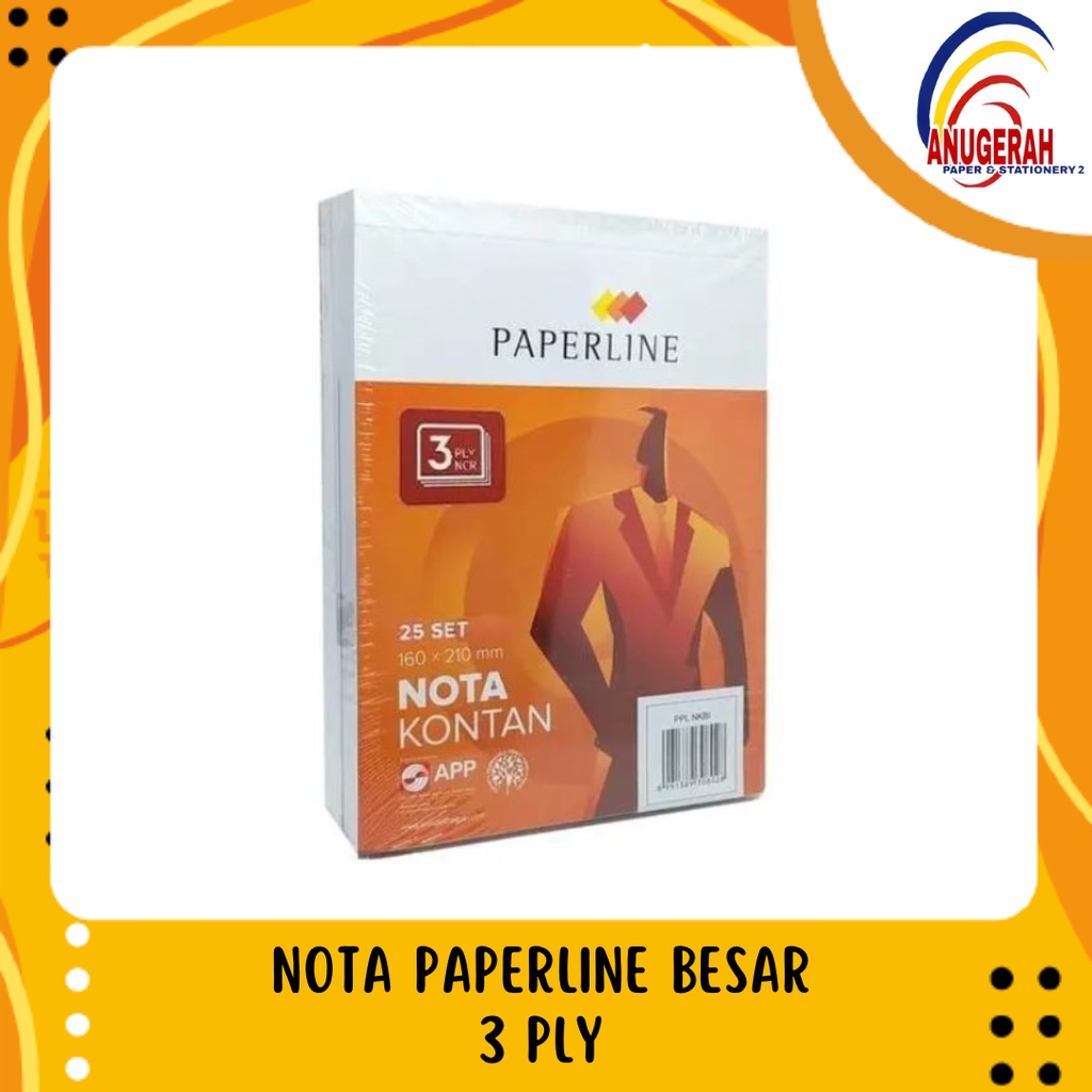 

NOTA PAPERLINE BESAR 3 PLY (PCS)