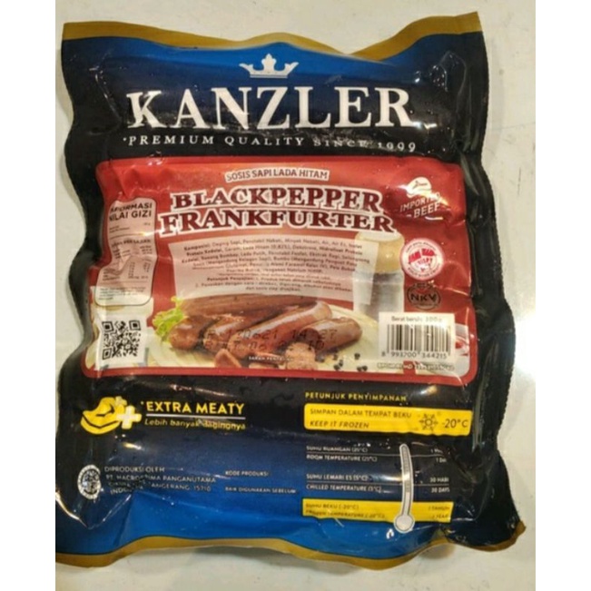 

Kanzler Sosis Fankutter BlackPaper/Lada Hitam 360gr