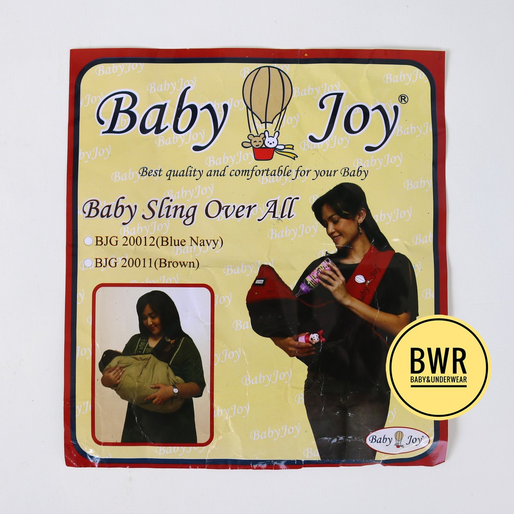 Gendongan Bayi Baby Joy BJG20011 Coklat | Gendongan Samping Perlengkapan Travelling Bayi - Bwr IX F2