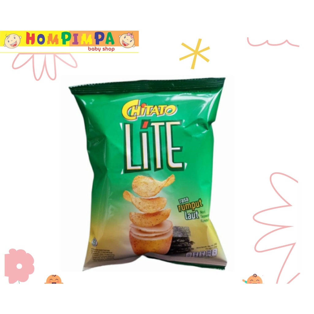 

keripik chitato lite rasa rumput laut /nori seaweed 35g