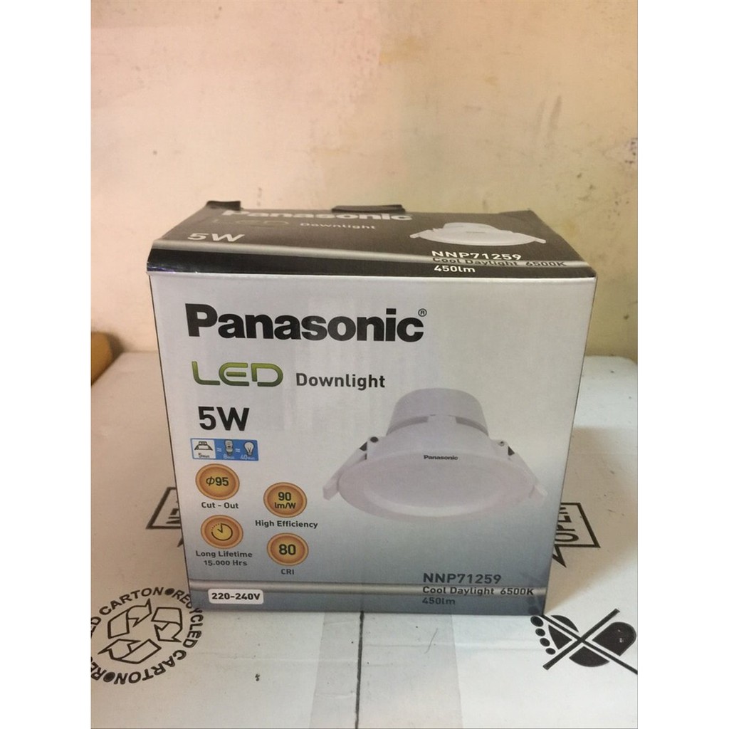 Lampu Downlight LED Panasonic 5W Murah