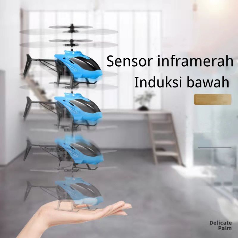 Mainan RC Helicopter Remot + Sensor INDUCTIVE Aircraft / Mainan Helicopter Remot + Sensor Murah