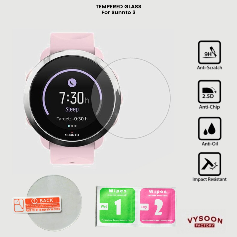 Anti Gores Tempered Glass Smartwatch Jam Suunto 3 Fitness / 3 Findland