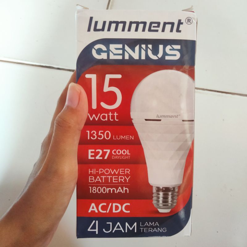 Lampu Emergency Lumment Genius 15watt