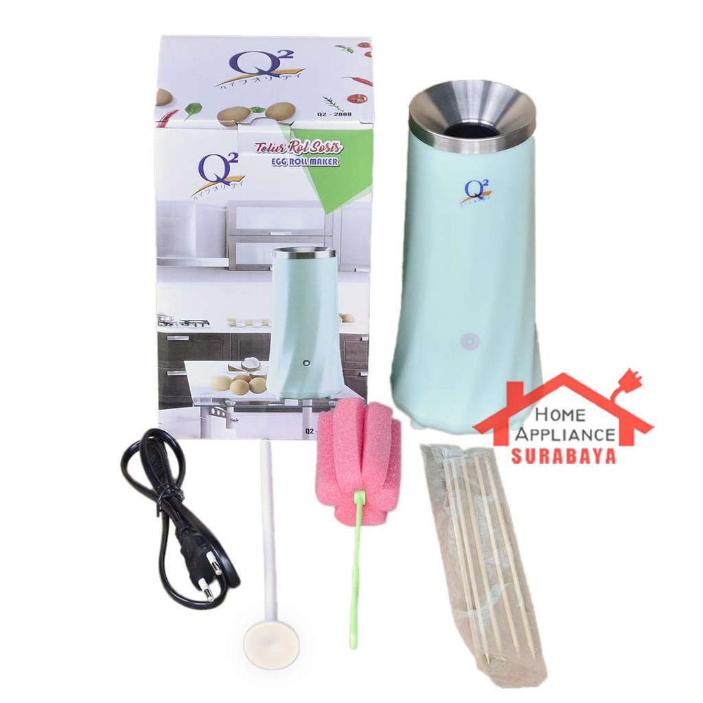 Mesin Pembuat Sosis telur Sostel Egg Roll Maker Q2 Q2-2888 Q2 2888 1 Lubang Free Packing Bubble