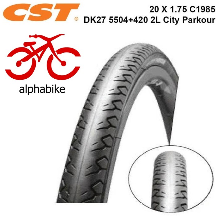 BAN LUAR CST 20 X 1.75 CITY PARKOUR 20x1.75