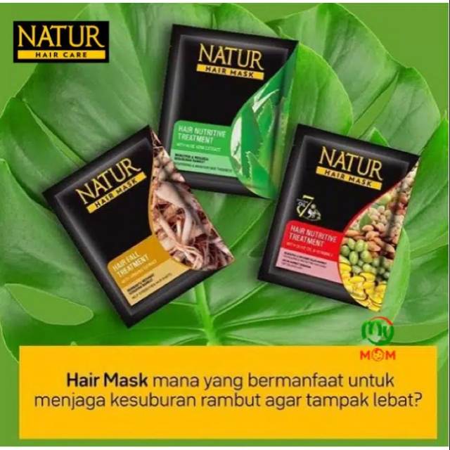 ORIGINAL Natur Hair Mask 15ml Sachet - Masker Rambut