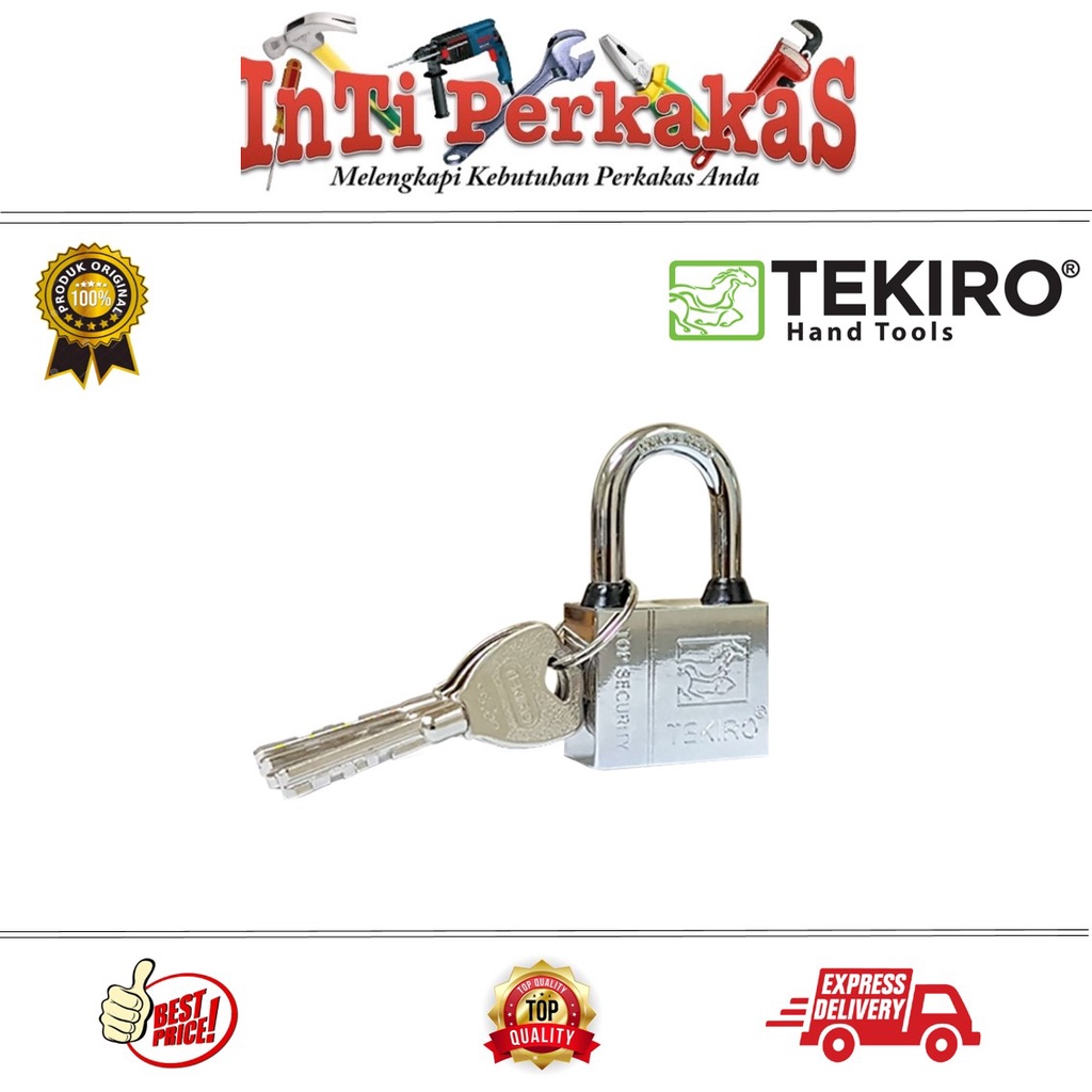 TEKIRO GEMBOK PENDEK 70 MM / KUNCI GEMBOK TEKIRO