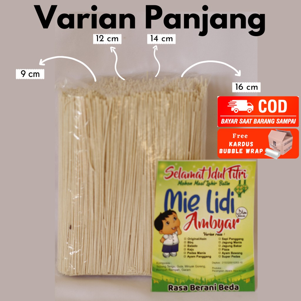 

MIE LIDI MENTAH 1 kg /mie lidi murah /mie mentah / lidi lidian / mie gepeng mentah / mie lidi mentah