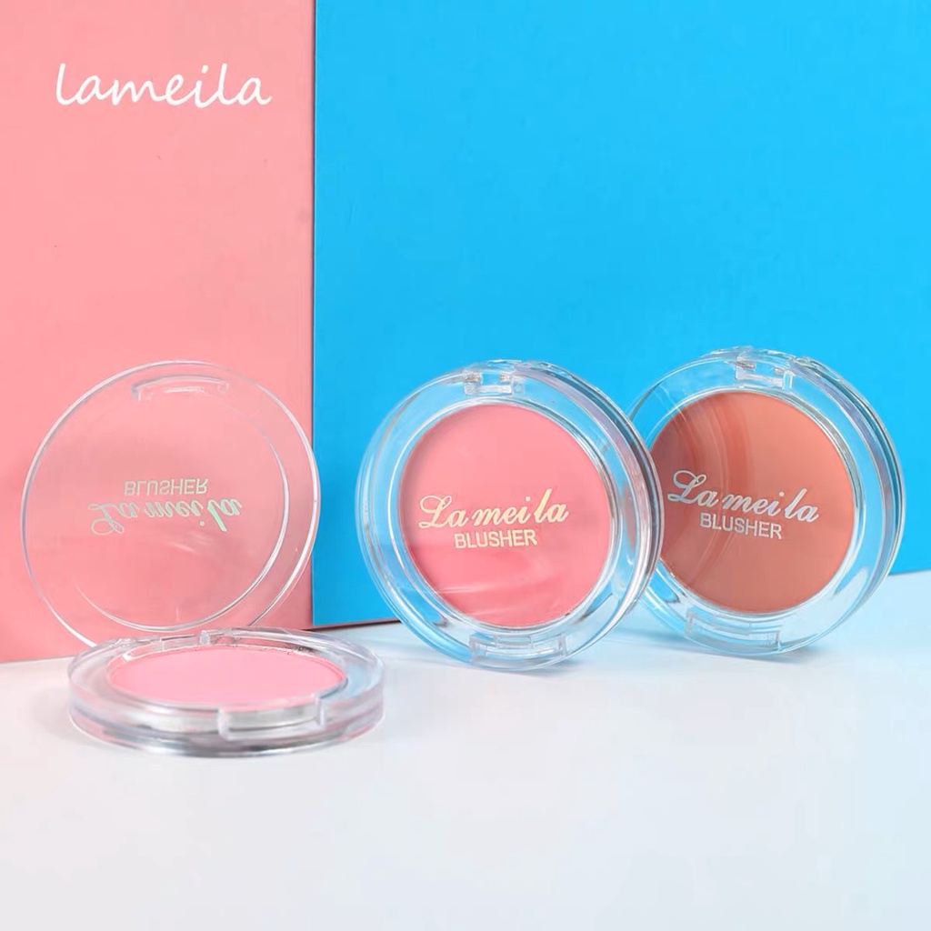 LUCKYMALL LAMEILA Blush On Palette Matte Anti Air Tahan Lama LA038 3040 ORIGINAL Blusher