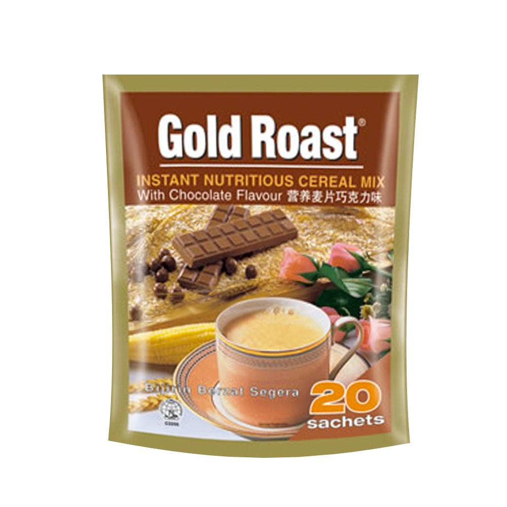 Gold Roast Instant Nutritious Cereal Mix with Chocolate Flavour /Sereal Instant Cepat Saji/Goldroast