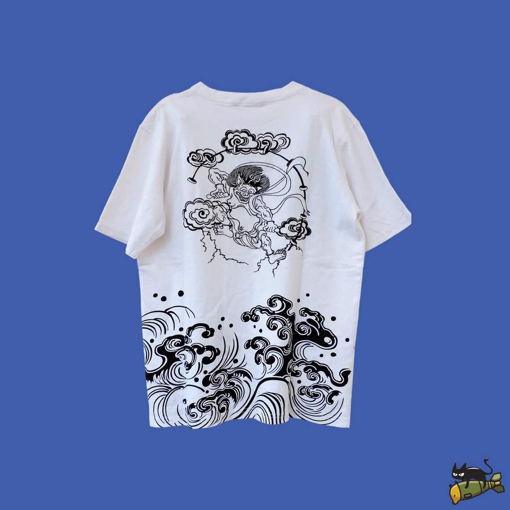 Satori Fujin Raijin Buddha Deity God Sukajan T-Shirt