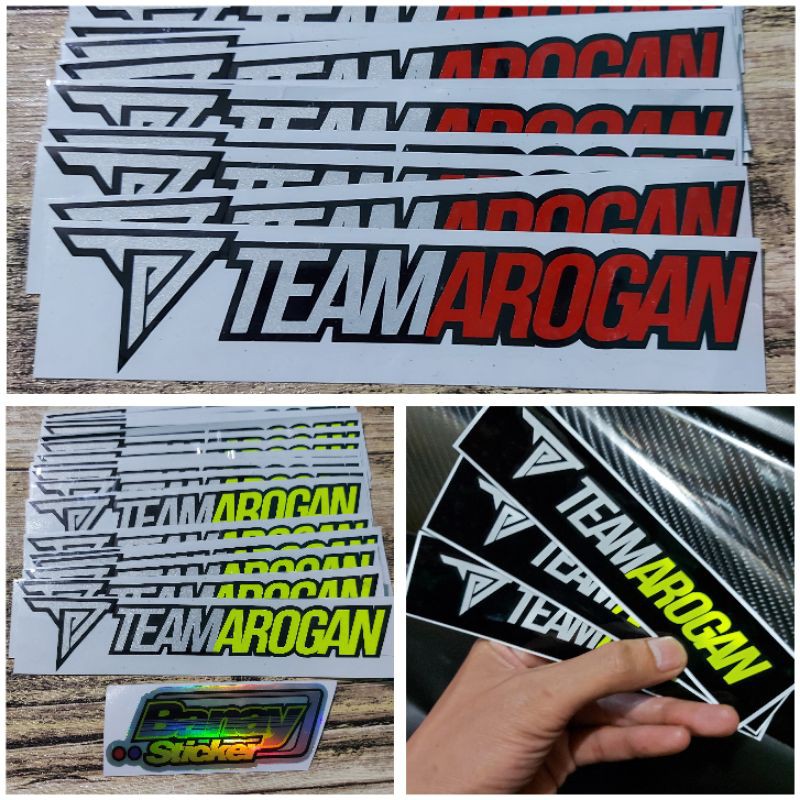 STICKER TEAM AROGAN CUTTING STABILO
