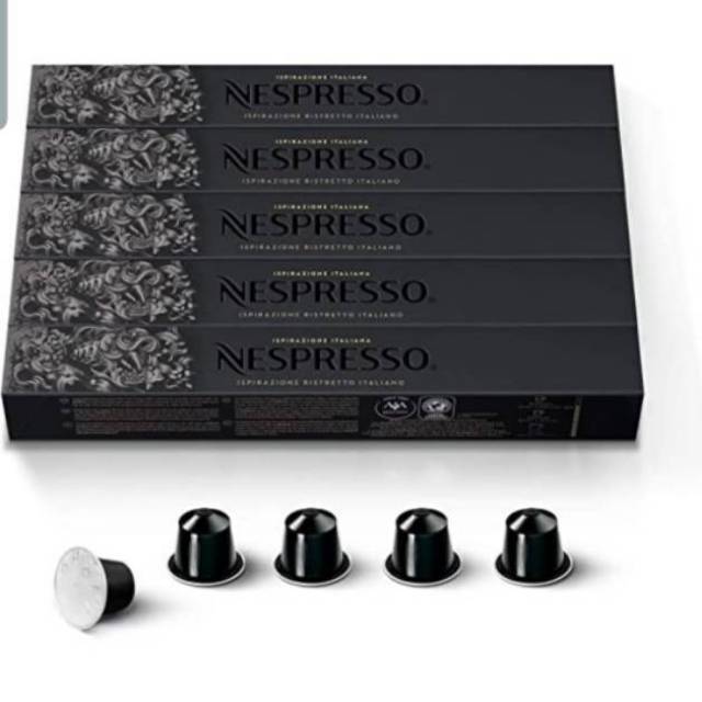 

Nespresso Ispirazione Ristretto Italiano Kopi Kapsul Coffee Capsules Intensitas Level 10