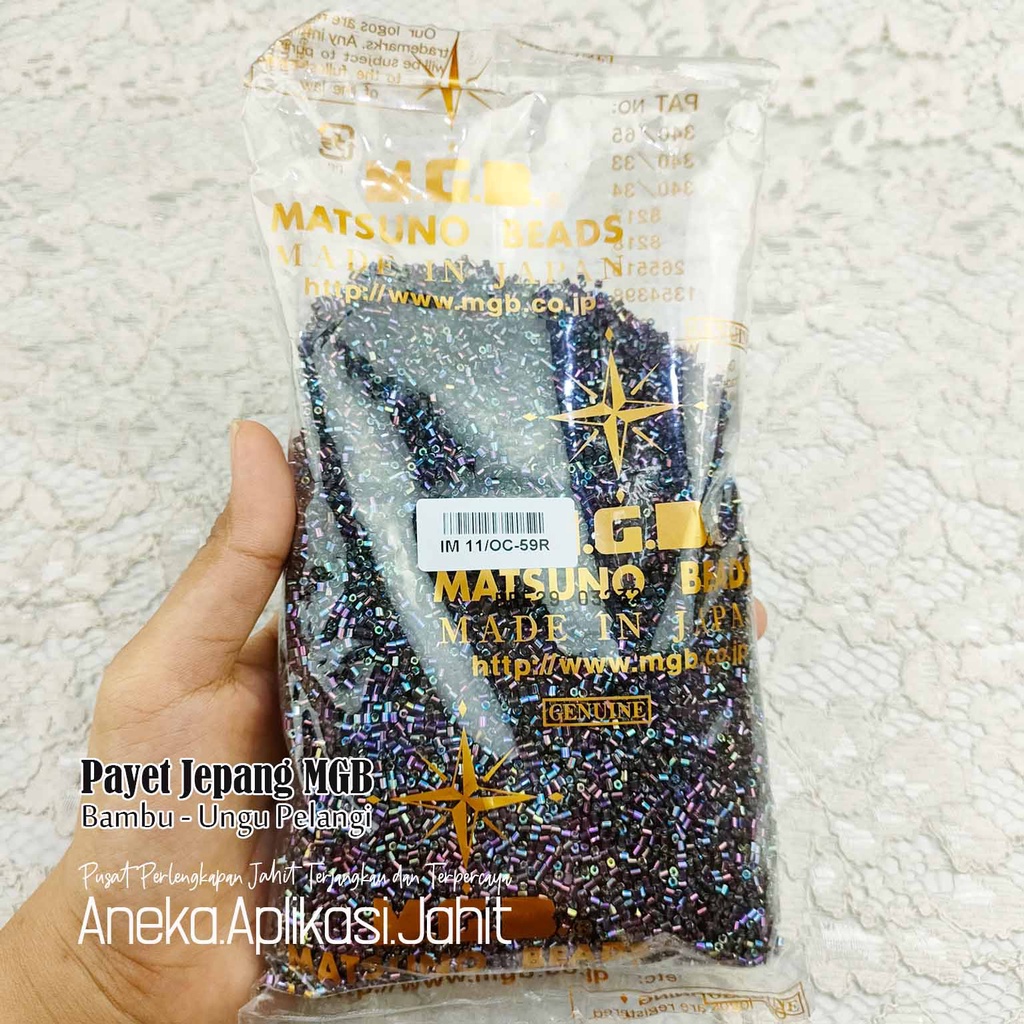 50 GRAM PAYET JEPANG MGB UNGU PELANGI 59R