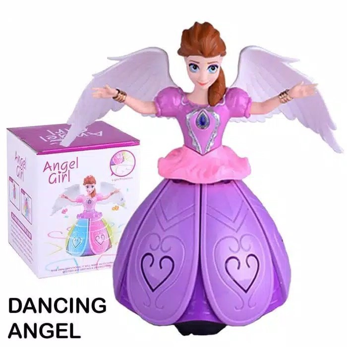 MAINAN BONEKA MAINAN ANAK PEREMPUAN MAINAN ANAK ANGEL GIRL BATERAI
