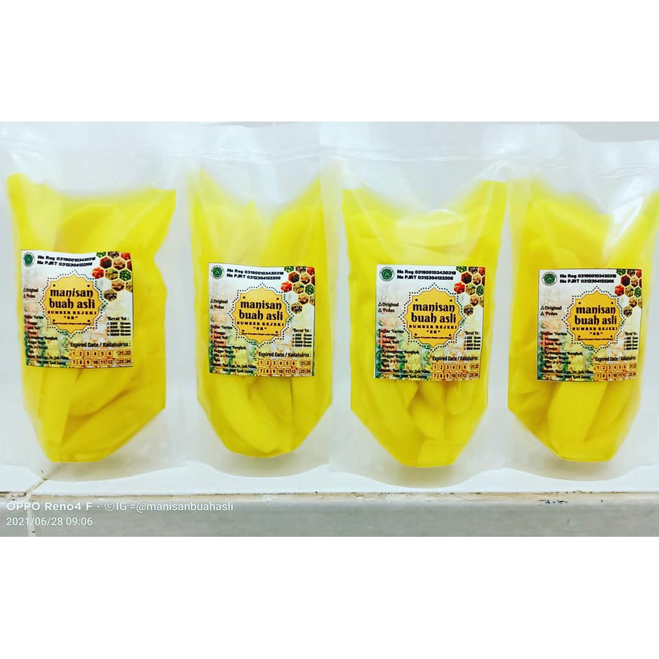 

Manisan Buah Mangga Basah Kemasan 350 Gram