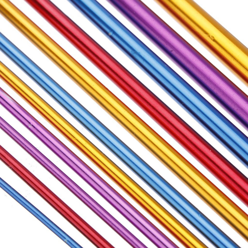 SET TUNISIAN HAKPEN HOOK ALAT RAJUT JARUM RAJUT 11PC 2-8MM MURAH BERKUALITAS IMPORT