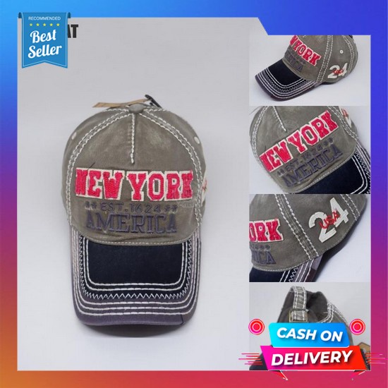 [Art. 911865] Topi Hitam Pria Korea Klasik | Topi Vintage Pria Origina Topi Baseball Import Fashion