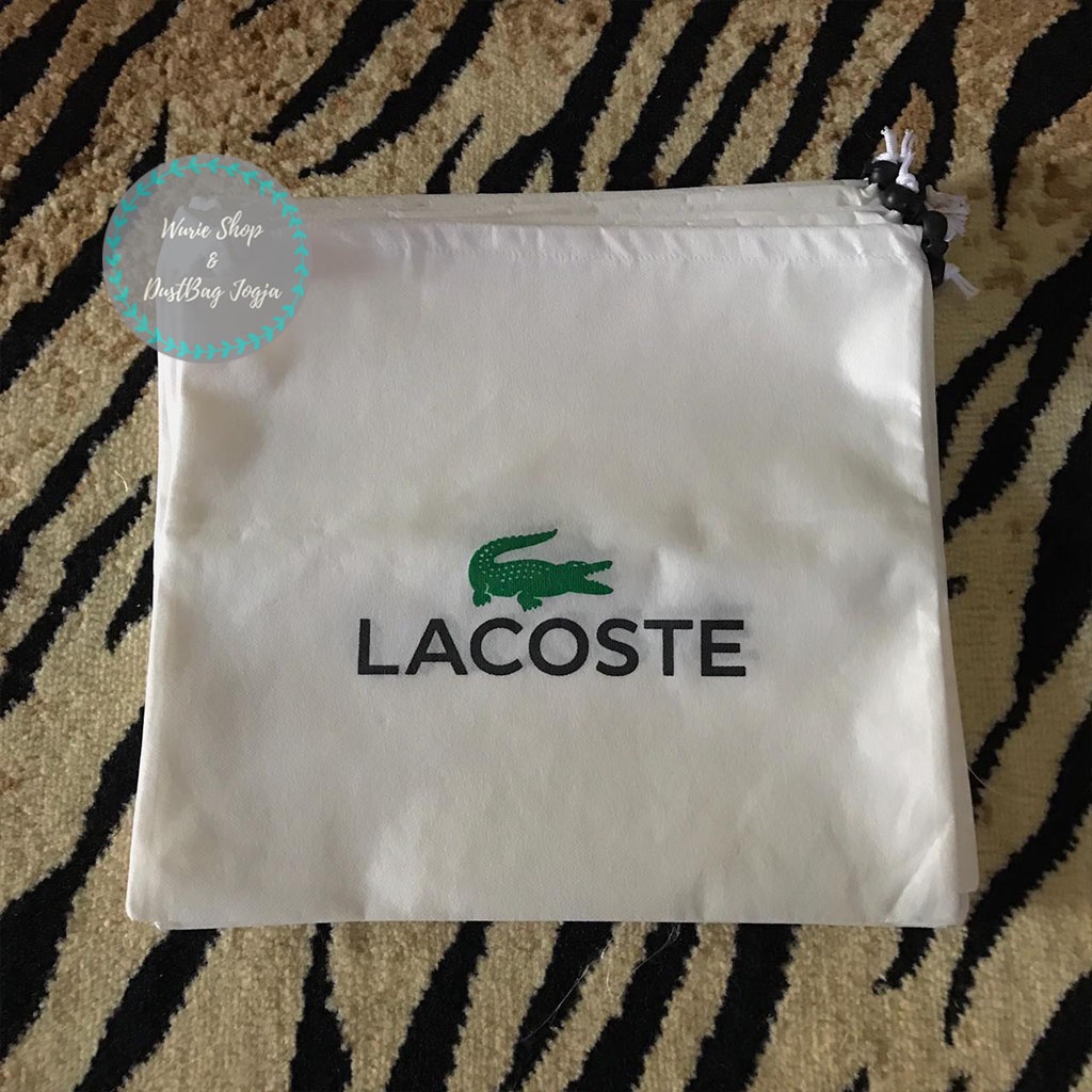 LACOSTE  DustBag Pengganti Sarung Tas Pelindung Debu Serut Dust Bag DB Branded