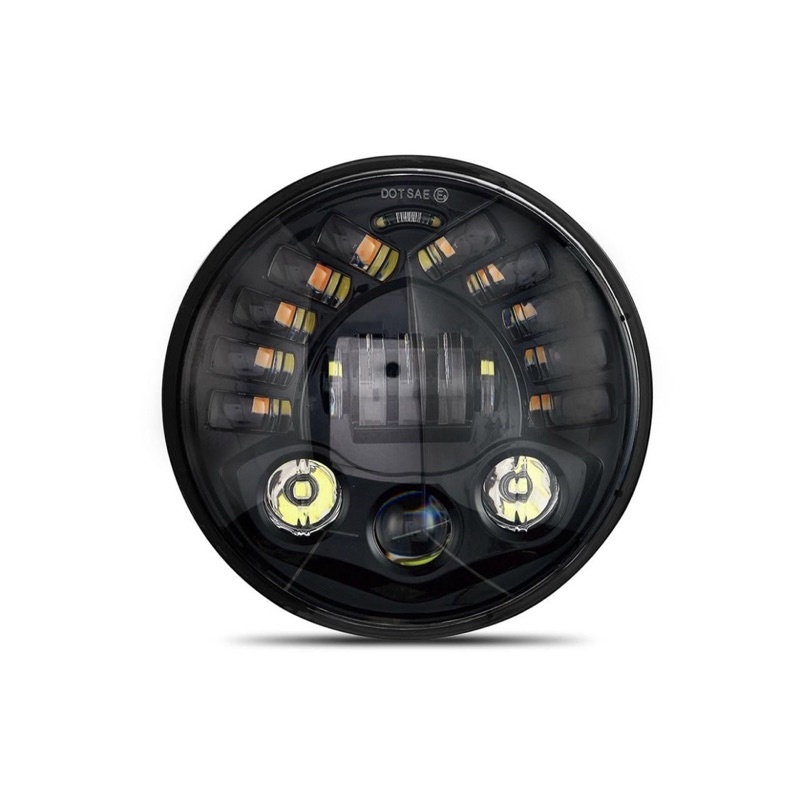 lampu daymaker 7inc 19led dot sae E9 pnp ninja r tiger cb rxking vixion dll