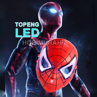 TOPENG ANAK MAINAN  TOPENG SUPER HERO MASK LED dan 