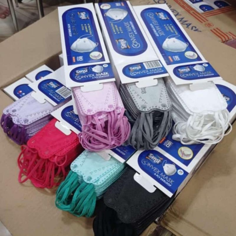 MASKER SENSI CONVEX 4PLY/ISI 2