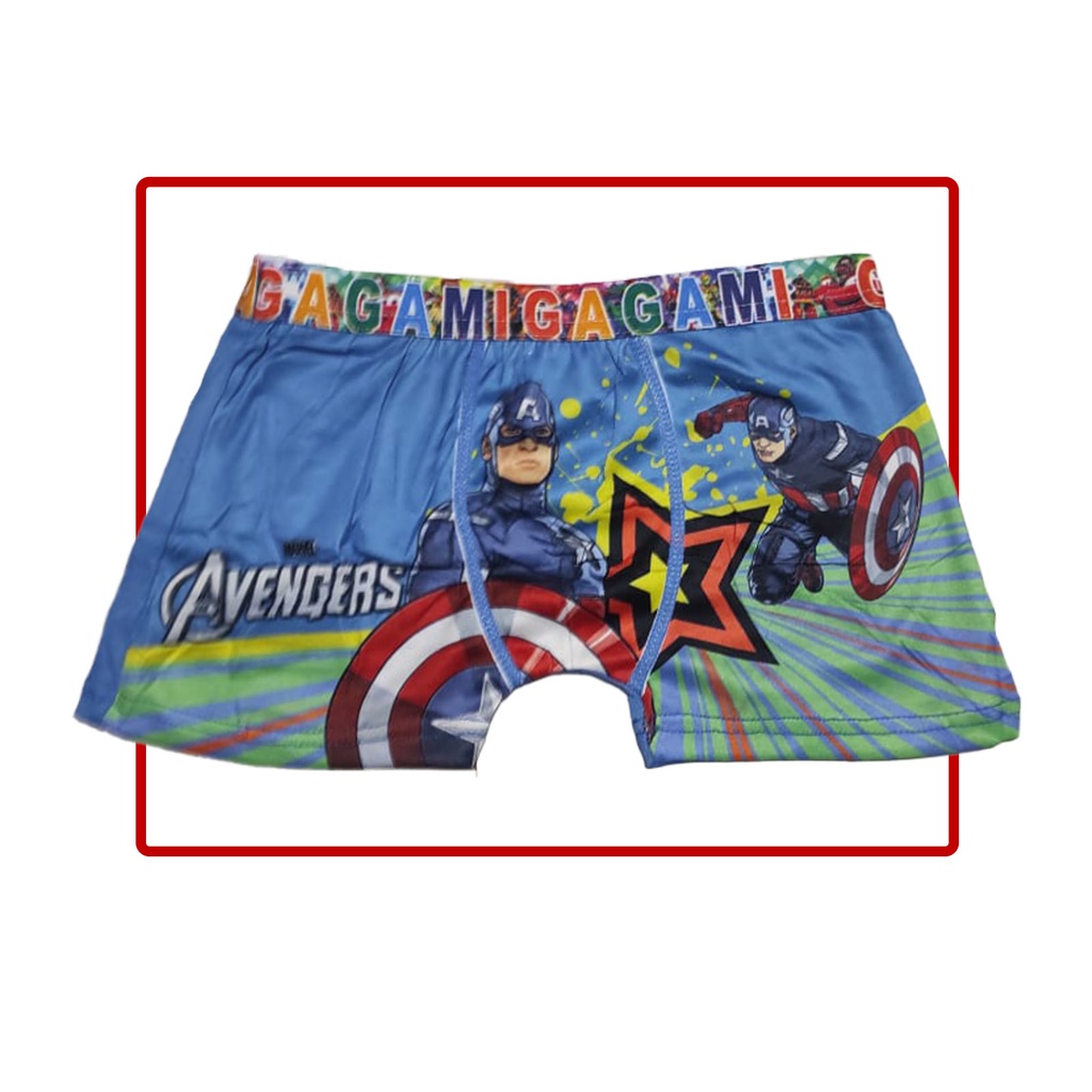 Celana dalam anak laki-laki karakter / celana pendek anak laki-laki