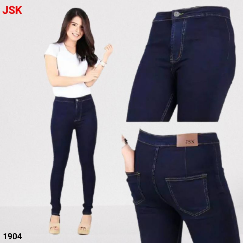 Celana Jeans Panjang Highwaist JSK Jeans Wanita