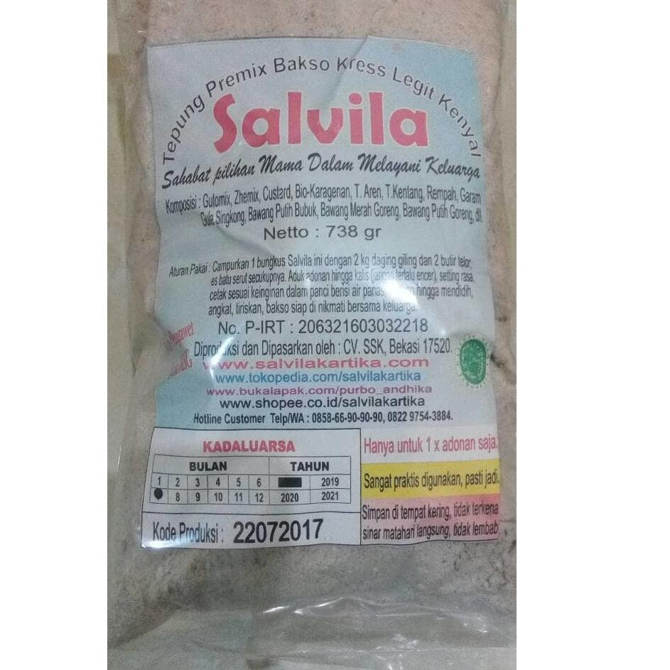 

DNA 2873 TEPUNG PREMIX BAKSO SALVILA MIX CUSTOM SPESIAL UNTUK 2 KG DAGING PASTI KRESS ##