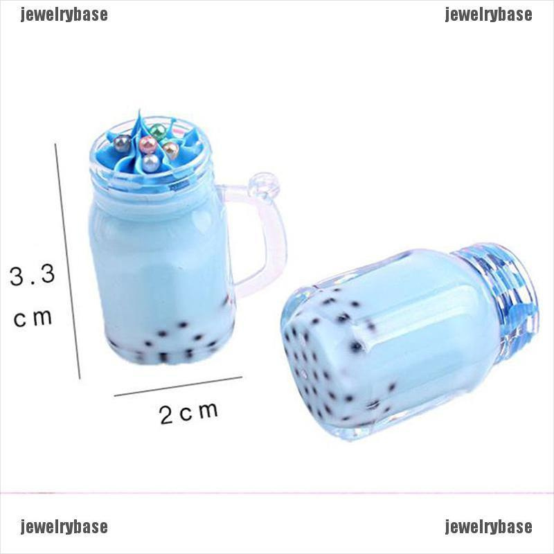 Base 1Pc Mainan Miniatur Gelas Milk Tea Skala 1: 6 Untuk Aksesoris Rumah Boneka 1 / 6