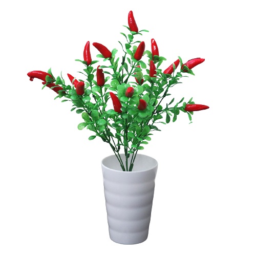 Swopply PT48 Pot Tanaman Hias Bunga Hias Plastik Ornamen Pot Bongsai Artificial Flower Decoration